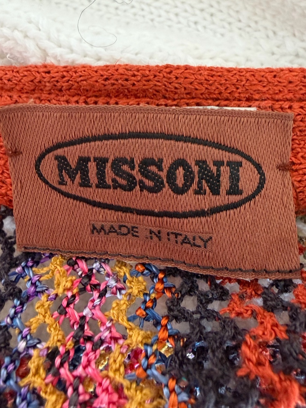 Vintage Missoni Multicolor Knit Open-Front Cardigan - Picture 4 of 6